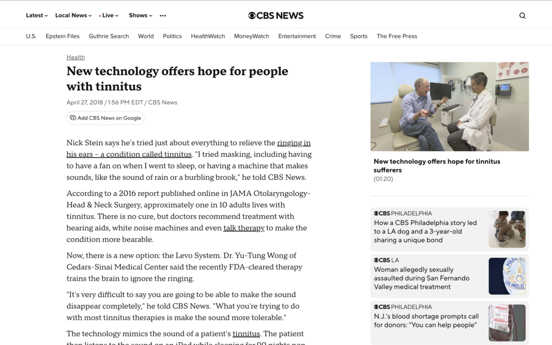 Nueva terapia ayuda a reducir los síntomas del tinnitus