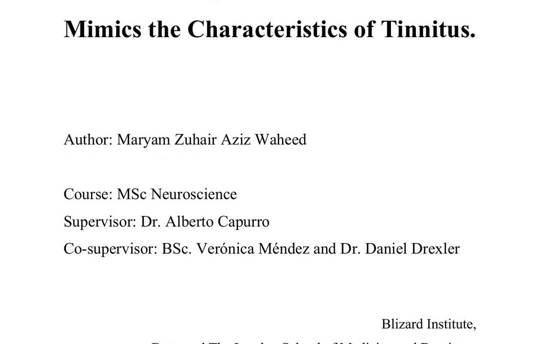 Respuesta&nbsp;de&nbsp;los&nbsp;pacientes a&nbsp;un&nbsp;sonido que&nbsp;imita su&nbsp;tinnitus durante el&nbsp;sueño&nbsp;(2025)